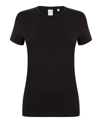 Feel Good Women's Stretch T-shirt In Black