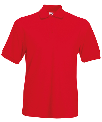 Heavyweight 65/35 Polo In Red
