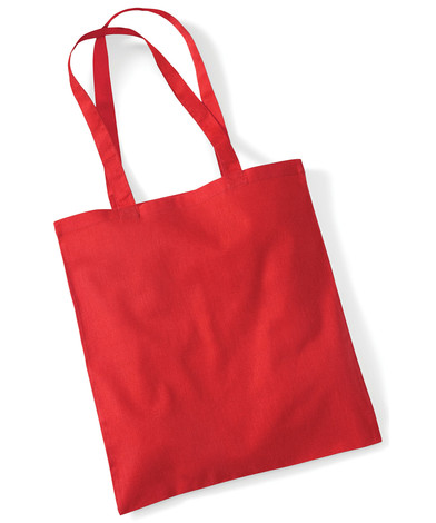Bag For Life - Long Handles In Bright Red