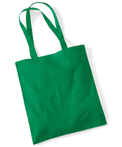 Bag For Life - Long Handles In Kelly Green