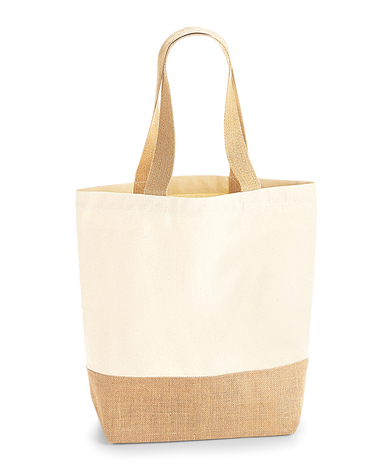 Westford Mill - Jute Base Canvas Shopper