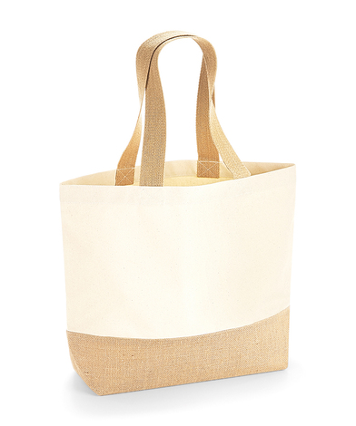 Westford Mill - Jute Base Canvas Tote