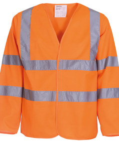 Hi-vis Long Sleeve Waistcoat (HVJ200)