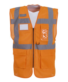 Hi-vis Top Cool Open-mesh Executive Waistcoat (HVW820)