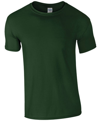 Softstyle Adult Ringspun T-shirt In Forest Green