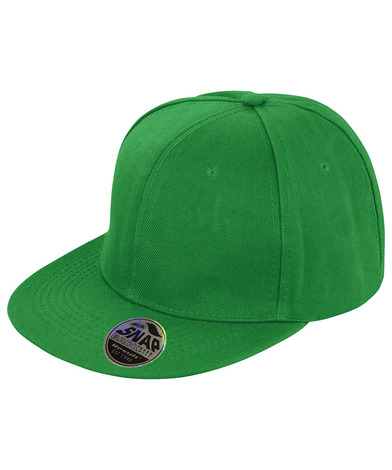 Bronx Original Flat Peak Snapback Cap In Emerald