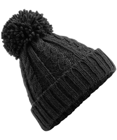Cable Knit Melange Beanie