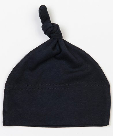 Baby One-knot Hat In Black