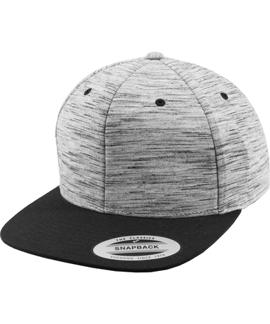 Flexfit by Yupoong - Stripes Melange Crown Snapback (6089SC)