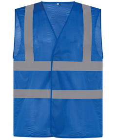 Top Cool Open Mesh 2-band-and-braces Waistcoat (HVW120)