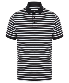 Striped Jersey Polo Shirt