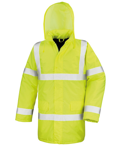 Core Safety High-viz Coat In Hi Viz Yellow