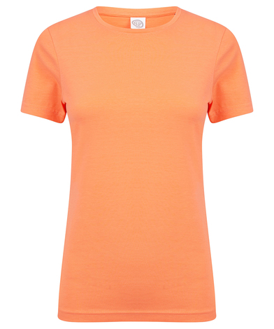 Feel Good Women's Stretch T-shirt In Coral