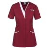 Maroon - White