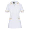 White with Yellow Trim