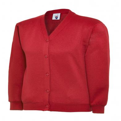 Childrens Cardigan In Red