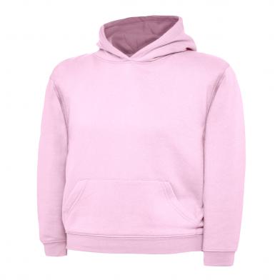 Childrens Hooded Sweatshirt  In Pink