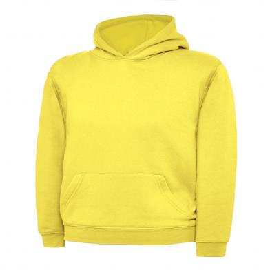 Childrens Hooded Sweatshirt  In Yellow