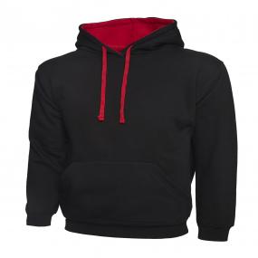 Contrast Hooded Sweatshirt 