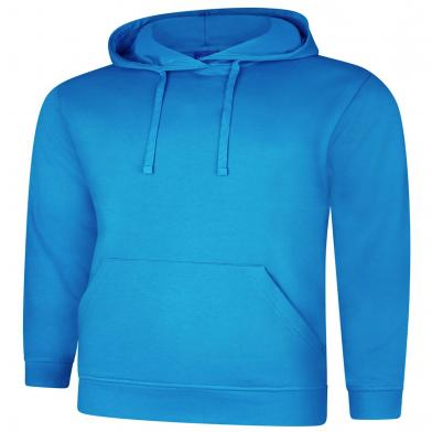 Deluxe Hooded Sweatshirt  In Reef Blue