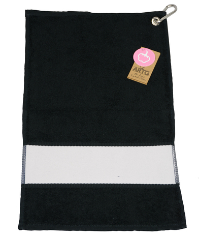 ARTG SUBLI-Me Golf Towel In Black