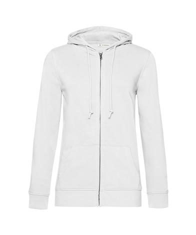 B&C Inspire Zipped Hood /women In White