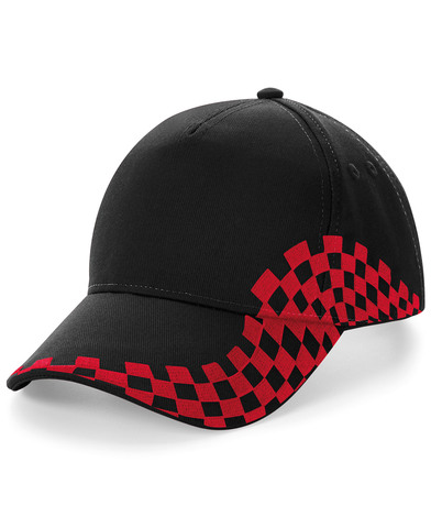 Grand Prix Cap In Black/Classic Red