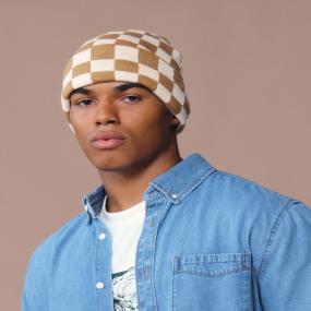 Checkerboard Beanie