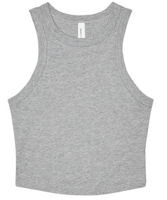 Womens Micro Rib Racer Tank