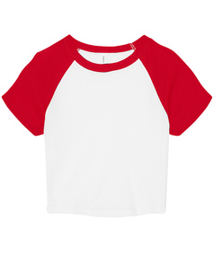 Womens Micro Rib Raglan Baby T-shirt
