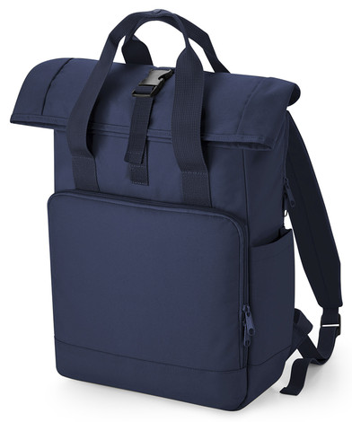 BagBase - Recycled Twin Handle Roll-top Laptop Backpack