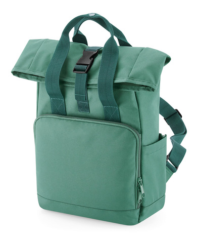 BagBase - Recycled Mini Twin Handle Roll-top Backpack