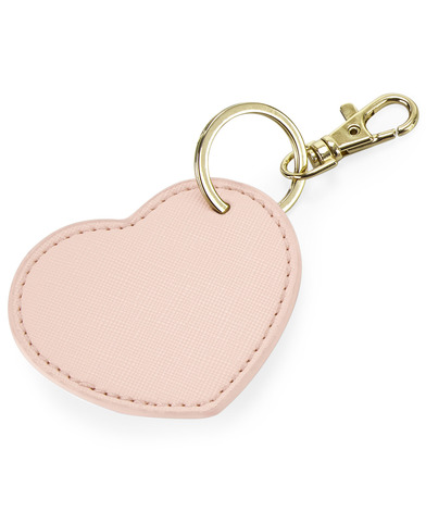 Boutique Heart Keyclip In Soft Pink