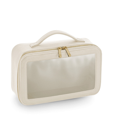 Boutique Clear Window Travel Case In Oyster