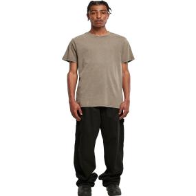 Acid Washed Round Neck Tee