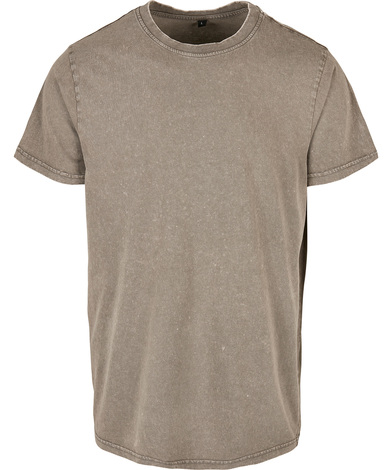 Build your Brand - Acid Washed Round Neck Tee
