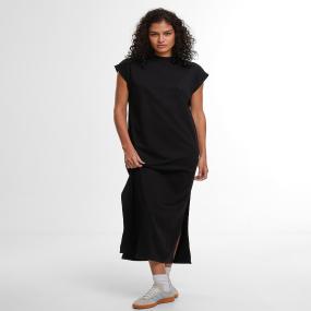 Womens Sorona Long Extended Shoulder Dress