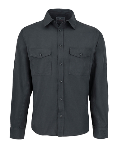 Expert Kiwi Long-sleeved Shirt In Carbon Grey