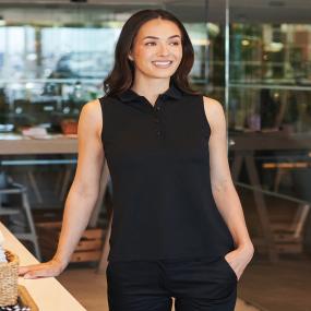Womens Sleeveless Coolplus Polo Shirt