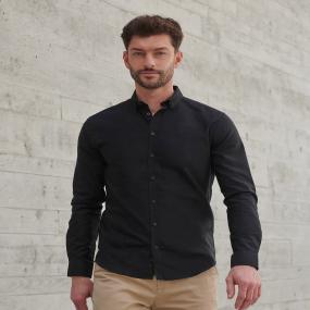 Modern Long Sleeve Oxford Shirt