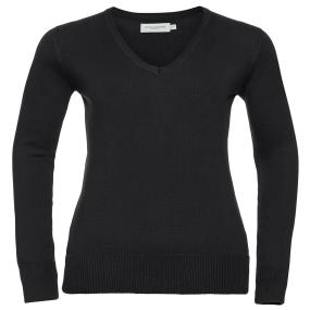 Women's V-neck Knitted Sweater