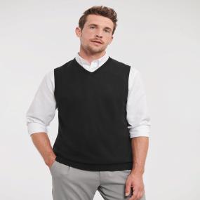 V-neck Sleeveless Knitted Sweater
