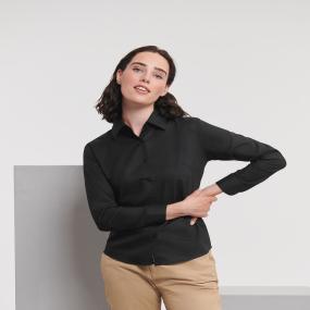 Women's Long Sleeve Easycare Oxford Shirt