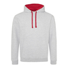 Heather Grey/Fire Red