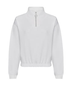 Women's Cropped -zip Sweat