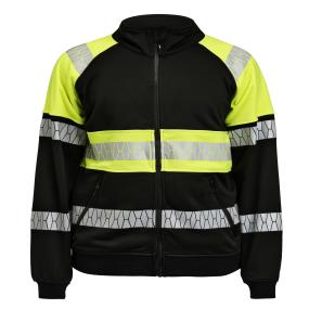 Sweatshirt Full-Zip Hi-Vis