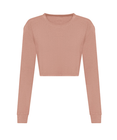 Embroidered Women's Long Sleeve Cropped T | Printed Women's