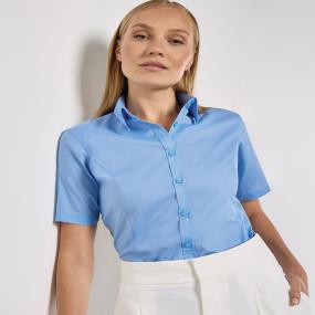 Business Blouse Short-sleeved (tailored Fit)