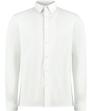 Kustom Kit - Long Sleeve Superwash 60 Piqu Shirt (tailored Fit)