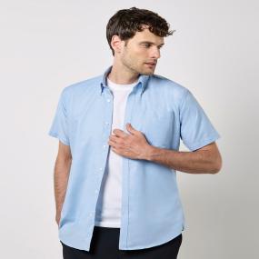 Slim Fit Workwear Oxford Shirt Short Sleeve